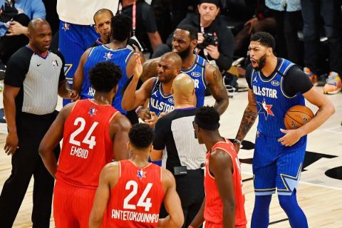 A photo of last year's NBA All-Star games
